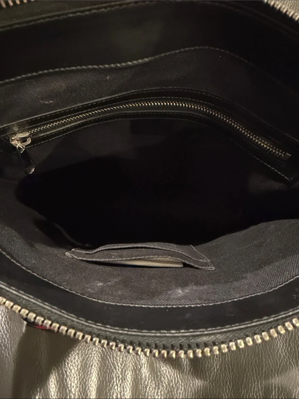 Gucci Black Messenger Bag with Red-Blue Web Strap